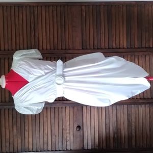 White and Silver Dress